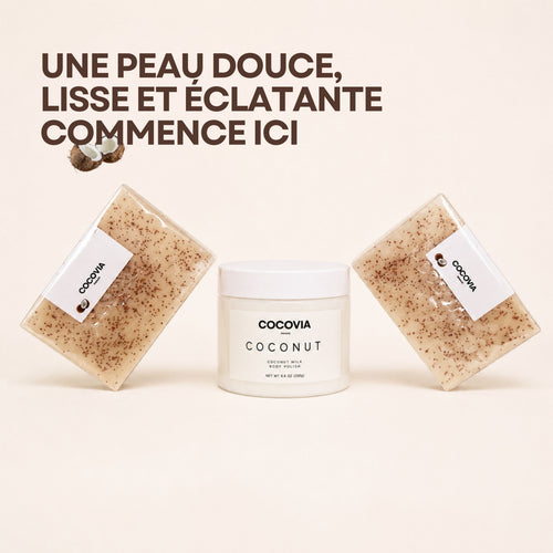 Rituel Éclat & Douceur – Coffret Soin Complet Gommage & savons - COCOVIA Private